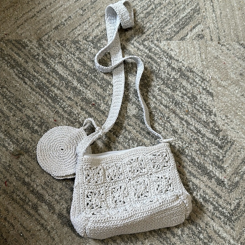 Small Crocheted Crossbody. NWOT
